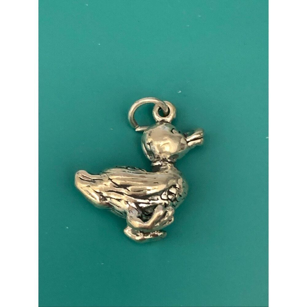 Duck Sterling Silver Jewelry Charm #fowl #wildlife #duck